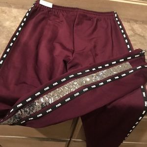 Nwt 18 vs Pink Skinny track Pant xs